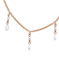 Vicenza - Piazzetta Palladio 2 - Collar Crivelli Mujer NUDE in Oro Diamante 2.14 Ct 4594NS - 4594NS